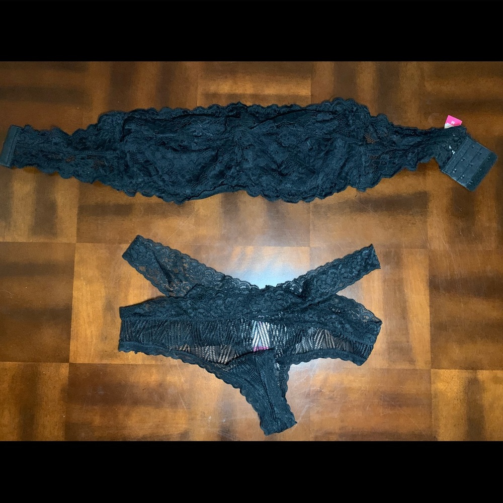 Strapless bra & panty SET